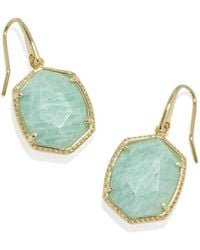 Kendra Scott - Daphne Amazonite Frame Drop Earrings - Lyst