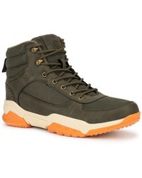 Reserved Footwear - Faux Leather Quilted Hiking Boots - Lyst