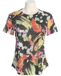 Jess & Jane - Blossom Burnout Round Hem Top - Lyst