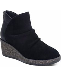 Aetrex - Kara Ankle Wedge Boot - Lyst