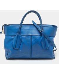 Tod's - Leather D-cube Tote - Lyst