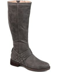Journee Collection - Collection Wide Calf Meg Boot - Lyst