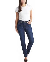Jag - Ruby Mid Rise Straight Leg Jeans - Lyst