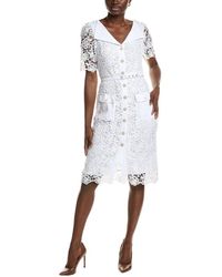 Nanette Lepore - Lace Midi Dress - Lyst