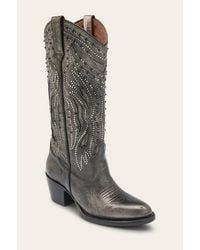 Frye - Shelby Studded Boots - Lyst