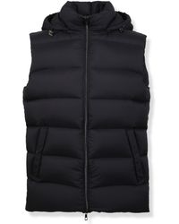 Herno - Sleeveless Padded Nylon Microfiber Vest - Lyst