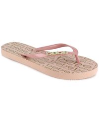 Bebe - Samirah Flip-flops Slip On Thong Sandals - Lyst