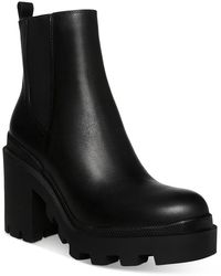 Steve Madden - Roxie Fashion Boot Leather Pull On Chelsea Boots - Lyst