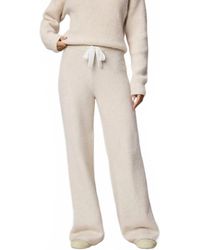 Splendid - Stassi Satin Tie Sweater Pant - Lyst