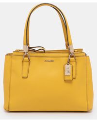 COACH - Leather Mini Christie Carryall Satchel - Lyst