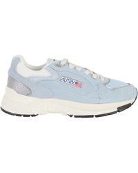 Autry - Light Hyperway Low Mesh Side-Logo Leather Sneakers - Lyst