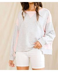 Bucketlist - Color Block Sweatshirt - Lyst