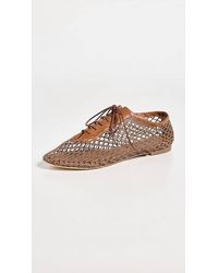 STAUD - Kit Lace Up Flat - Lyst
