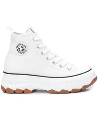Xti - Canvas Ankle Boots - Lyst
