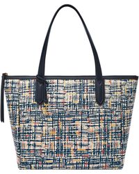 Fossil - Sydney Printed Large Tote - Lyst