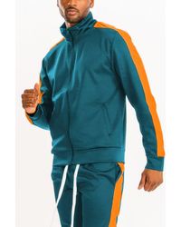 TRUEDAMES - Track Single Stripe Jacket - Lyst