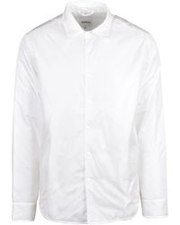 Aspesi - Padded Snap Button Polyamide Shirt - Lyst