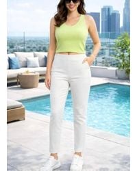J'Envie/Eli - Cavalry Twill Ankle Pants - Lyst
