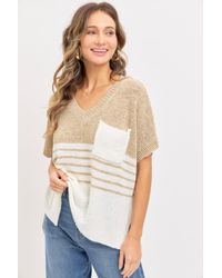 TRUEDAMES - Casual Oversized Knit Top - Lyst