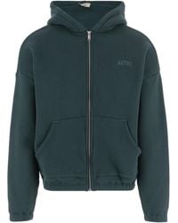 Autry - Cotton Zip-Up Hoodie Sweatshirts - Lyst