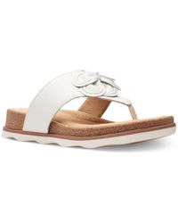 Clarks - Brynn Style Embellished Thong Sandals - Lyst