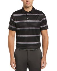 PGA TOUR - Collar Striped Polo - Lyst