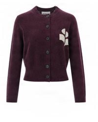 Isabel Marant - Button-Front Graphic Cardigan - Lyst