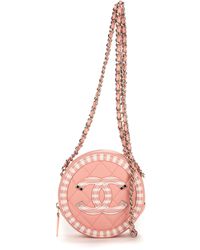 Chanel - Mini Round Filigree Shoulder Bag - Lyst