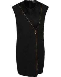 Versace - Envers Satin Sleeveless Dress - Lyst