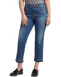 Jag Jeans - Petites Valentina High Rise Cropped Straight Leg Jeans - Lyst