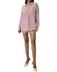 Hemant & Nandita - Jiah Crepe Oversized Shirt - Lyst