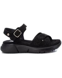 Xti - Flat Suede Sandals By _ - Lyst