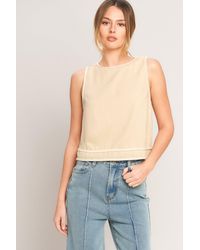 TRUEDAMES - Elevated Essential Woven Top - Lyst