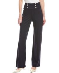Tahari - High Waisted Pull-On Wide Leg Pant - Lyst