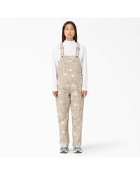 Dickies - Ellis Floral Duck Canvas Overalls - Lyst