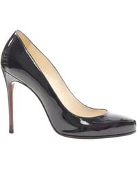 Christian Louboutin - Patent Rounded Point Classic Stiletto Pump - Lyst