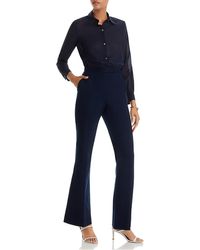 Theory - Airy Long Sleeve Jumpsuit - Lyst