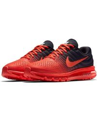 Nike - Air Max 2017 849559-600 Bright Crimson/black Road Running Shoes Ank326 - Lyst