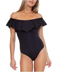 Trina Turk - Solid Nylon One-piece Swimsuit - Lyst