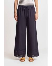 GRADE & GATHER - Eyelet Hem Snuggle Pants - Lyst