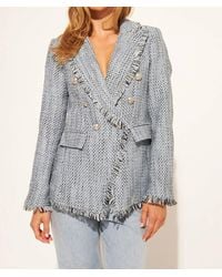John + Jenn - Andres Tweed Blazer - Lyst