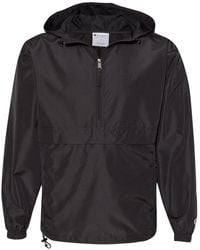 Champion - Packable Quarter-Zip Jacket - Lyst
