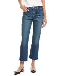 L'Agence - Kendra High-Rise Crop Flare Jean - Lyst