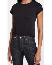 Rag & Bone - The Slub Tee Short Sleeve Cotton Jersey T-Shirt - Lyst