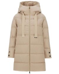 Herno - Puffer Coat With High Padded Collar And Relaxed Fit - Lyst