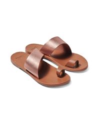 Beek - Finch Leather Toe Ring Sandal - Lyst