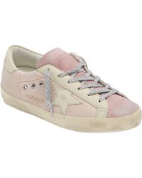 Golden Goose - Super Star Lace Up Sneakers - Lyst