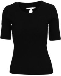 Alexander Wang - Back Cut-Out T-Shirt - Lyst