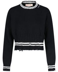 Marni - Crop Knit Top - Lyst