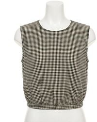 Z Supply - Merit Cropped Gingham Linen Top - Lyst